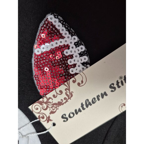 Girls Football Sequin Bell Bottom Outfit Toddler/Kids 2/3 - Picture 7 of 7